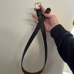 Coach black leather belt size 36. Minor wear. Vintage